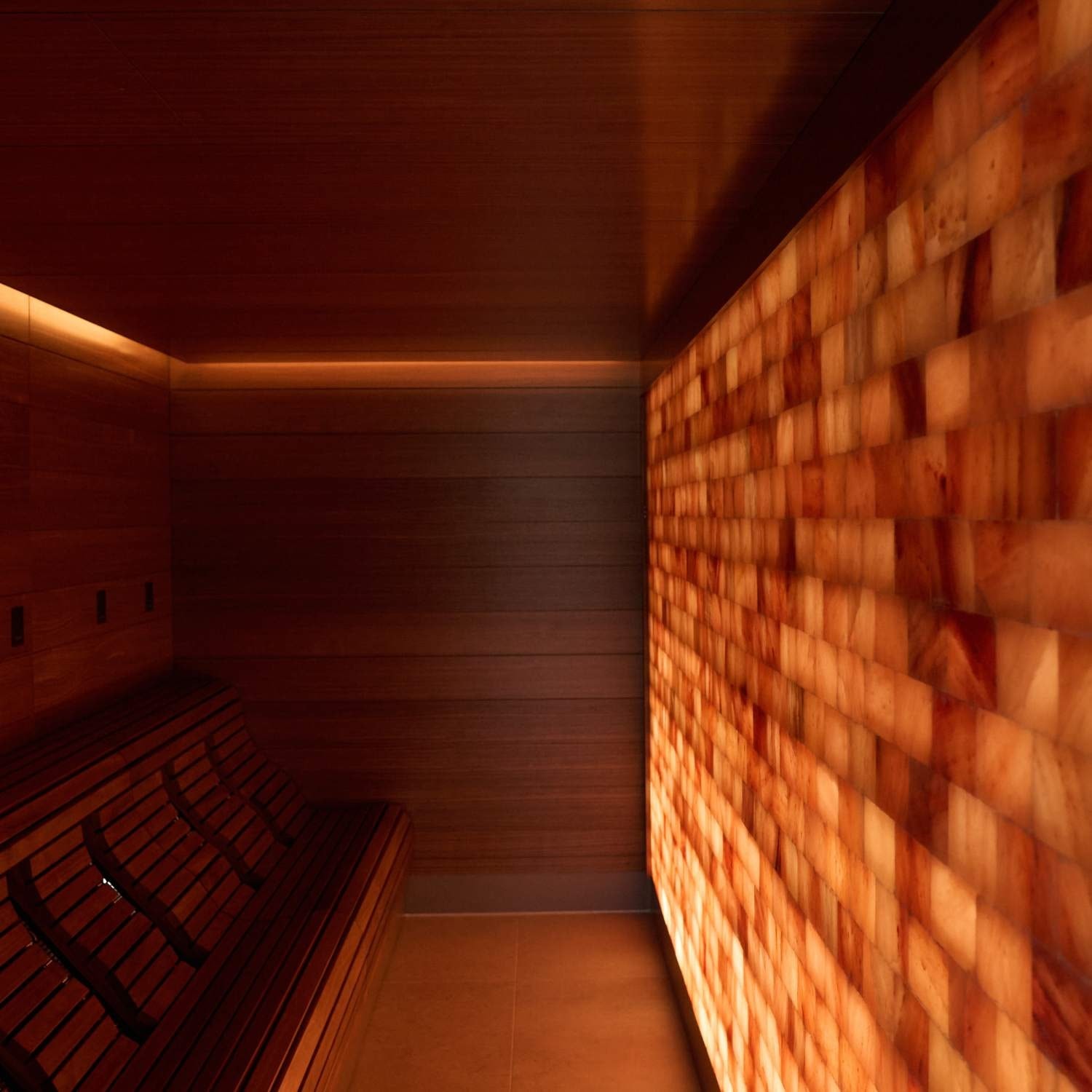 Infrared sauna space